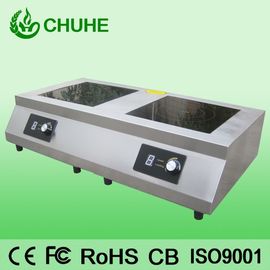 Chine Cuisinière à induction électrique commerciale à double brûleur fournisseur