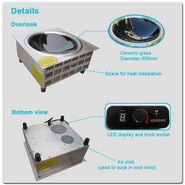 Construit dans une cuisinière à induction concave de 3,5 kW fournisseur