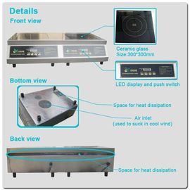2015 cuisinière à induction double de 5 kW*2 fournisseur