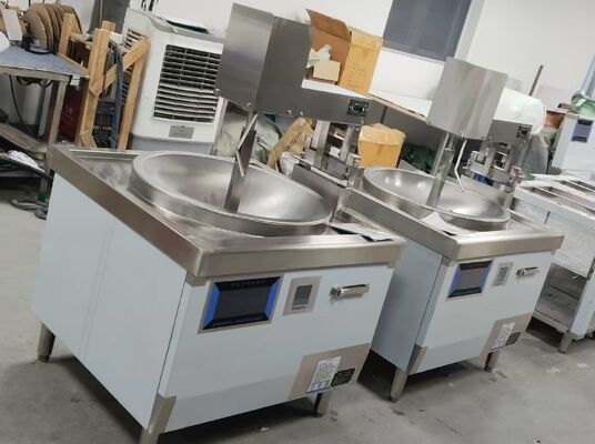 Usines de transformation alimentaire Wok de cuisson à la poêle planétaire électromagnétique multi-griffes Consommation d'énergie 5-50 KW Conçu pour le sauté industriel fournisseur